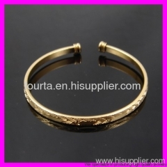 18K gold plated lady bangle