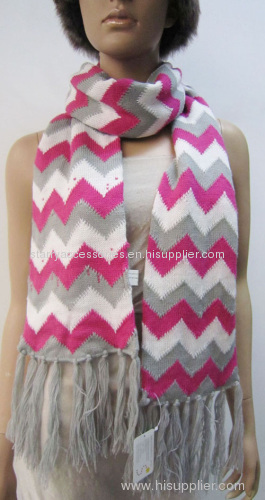 100% acrylic winter scarf
