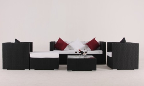 rattan garden sofa set