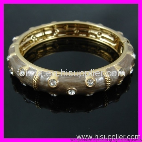 fallon 18k gold plated bangle