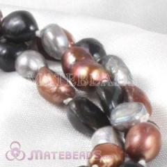 120cm Freshwater Pearl Long Necklace with colorful beads