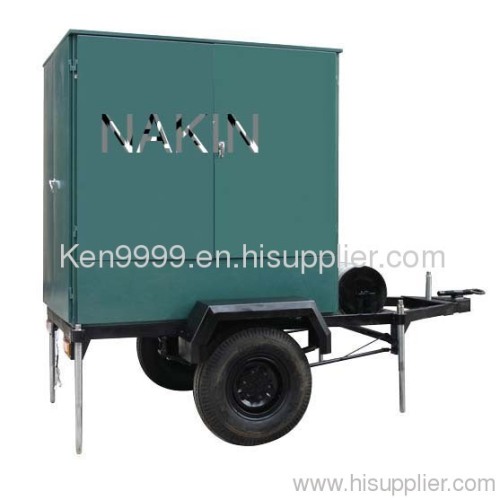 NAKIN Closed trailer type / mobile type transformer oil purifier