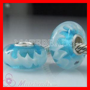 european zigzag glass beads