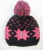 acrylic knitted winter hat