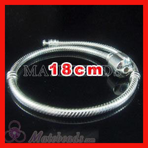 Sterling silver bead bracelets with clasp wholesale