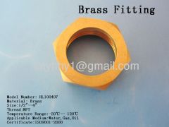 Brass hex coupling