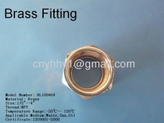 Brass hex coupling