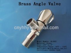 Brass angle valve for water