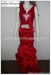 Newest design fashion lady evening dress