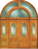 Luxury wooden door