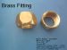 Brass hex pipe fitting