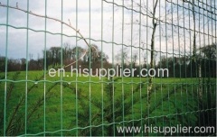 Black euro welded fence