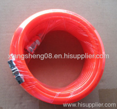 pu air hose with adapter and coupler