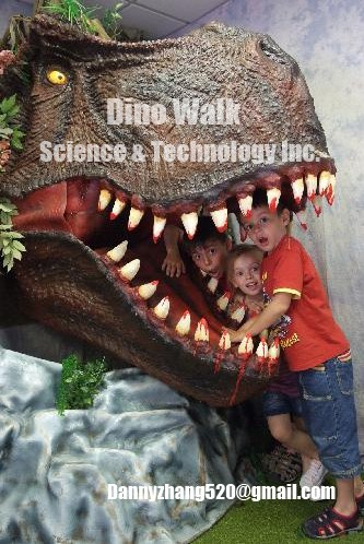 Animatronic Dinosaurs-T-Rex Head Model for Amusement Park