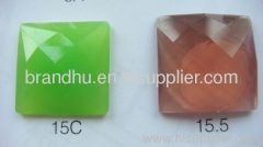 Resin epoxy stone,flat back wholesale