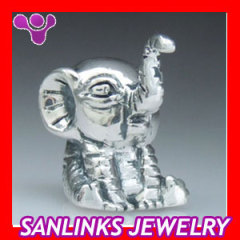 925 Sterling Silver Elephant Charms Jewelry