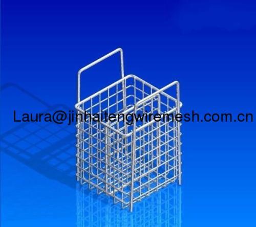 stainless steel handle basket