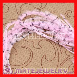 Pink Striped Ostrich Feathers