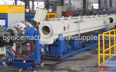 PE large diameter pipe production line