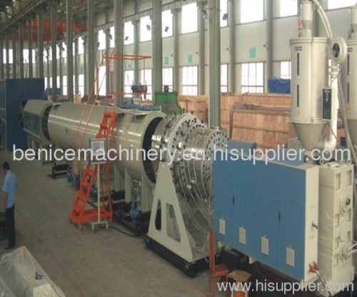 PE large diameter pipe extrusion line