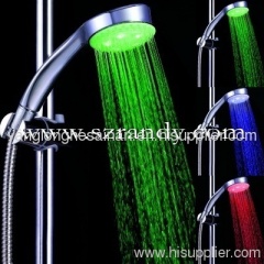 multicolor round ABS plastic led light shower