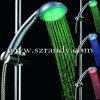 7color plastic temperature detectable LED shower head