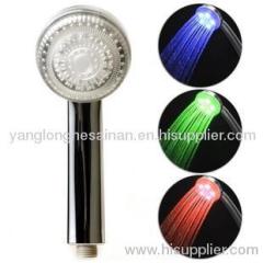 multi-color change temperature sensor bright led shower faucet