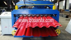Double glazed tile roll forming machine