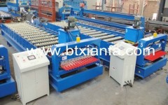 Corrugated profile roll forming machine