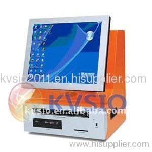 Desktop Touch Screen Kiosk with card dispenser