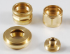 Machining brass bushings