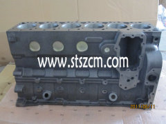 Komatsu excavator engine cylinder block 6731-21-1170, Komatsu genuine excavator PC220-7 spare parts