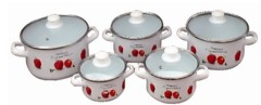 10pcs Enamel Cookware Set