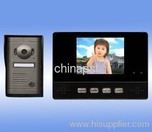 3.5" Black Video Visual Villa Intercom System Doorbell Take Photo