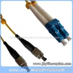 FC/UPC to LC/UPC Singlemode Duplex Fiber Optic Patch Cord