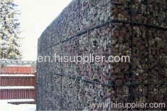 pvc coated and galvanized gabion box