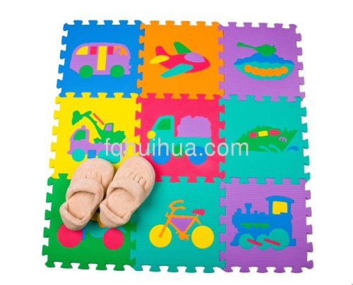 Traffic and animals puzzle for kids EVA mat