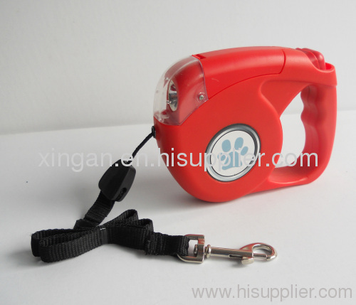 Retractable Dog Leash W/LED light Cord Lead