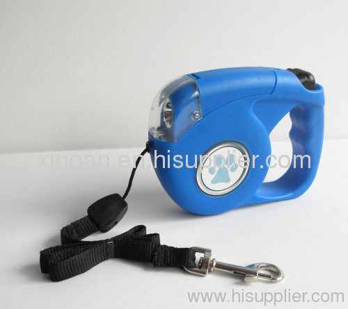 Dog leash flashlights