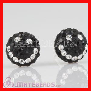 crystal Smile Stud Earrings