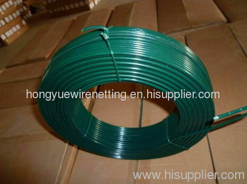 Green PVC Coated Wire