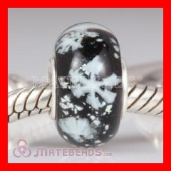 european snowflake charm Glass Beads