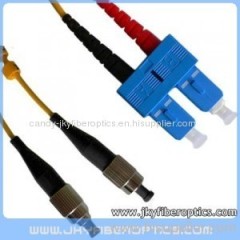 FC/UPC to SC/UPC Singlemode Duplex Fiber Optic Patch Cord