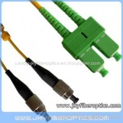 FC/UPC to SC/APC Singlemode Duplex Fiber Optic Patch Cord