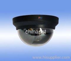 Black Video/Audio Security Camera Indoor Dome Color CCD