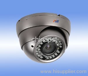 Professional Surveillance Camera CCTV System Vandalproof Dome Color CCD 40m IR distance 4-9mm Zoom Lens