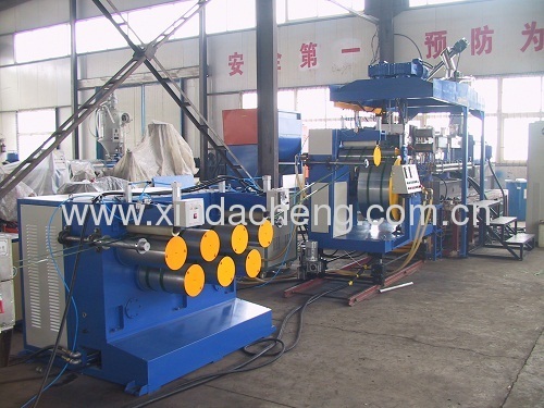 PET strap band extruder