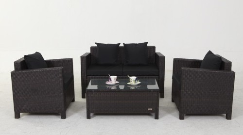 outdoor rattan furniture lounge set