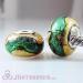 Lampwork european gold foil