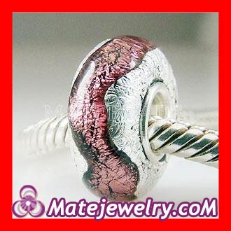 european silver foil beads